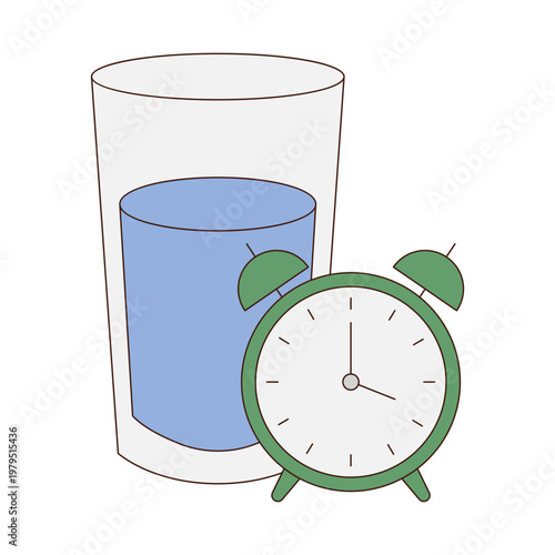 Drinking Water Reminder Illustration