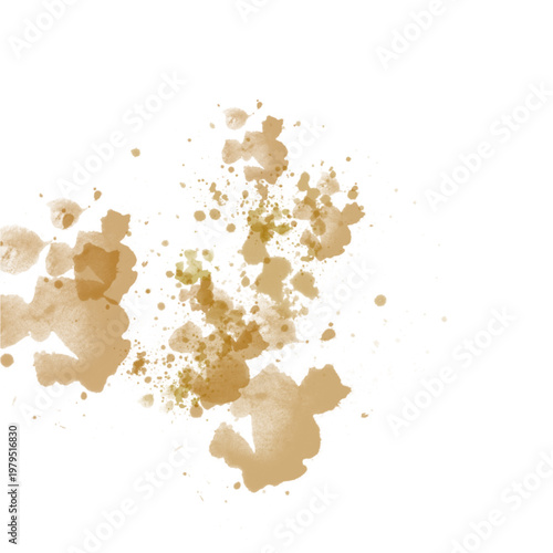 Coffee Stains Illustration 