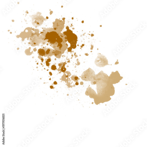 Coffee Stains Illustration 