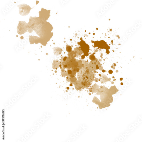 Coffee Stains Illustration 