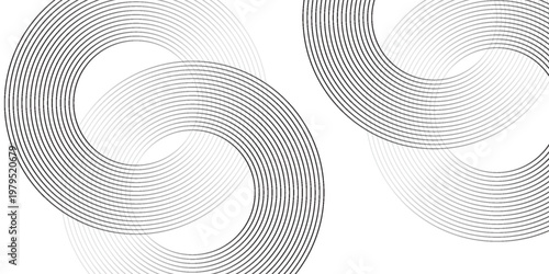 Black mascara circular texture, brush stroke isolated on white background. eps 10