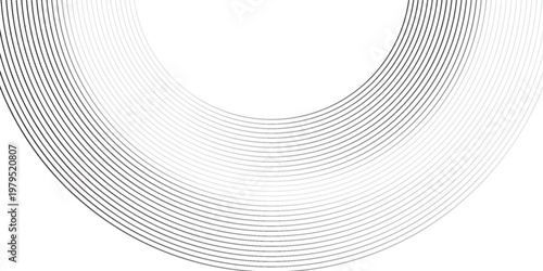 Black mascara circular texture, brush stroke isolated on white background. eps 10