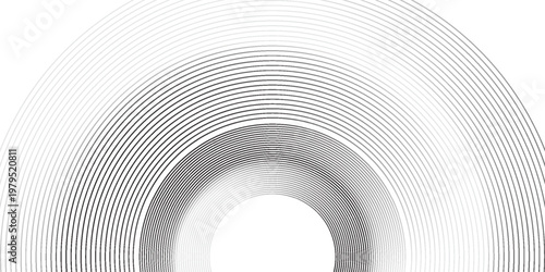 Black mascara circular texture, brush stroke isolated on white background. eps 10