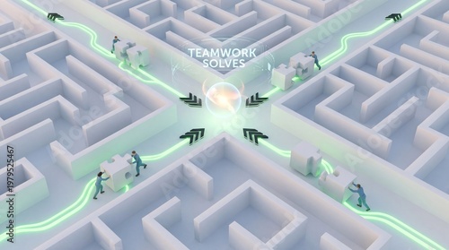 White 3D render of modern abstract geometric shape with soft lighting and clean background