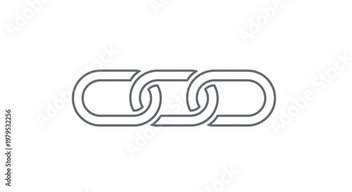 Connected Chain Links Icon