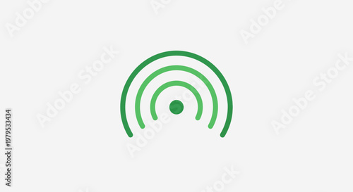 Green Wi-Fi Signal Icon