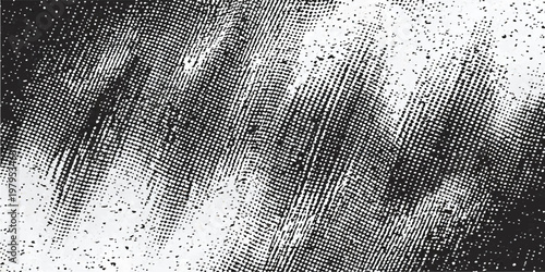 Clear water drops create a wet nature pattern on an old metal surface with holes and blue glass textures during rain