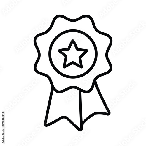 Medal doodle icon eps 10 file