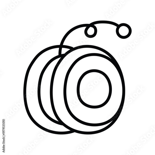 Yoyo doodle icon eps 10 file