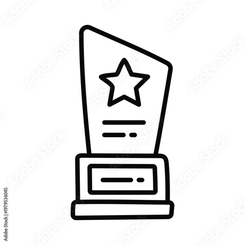 Star Award doodle icon eps 10 file