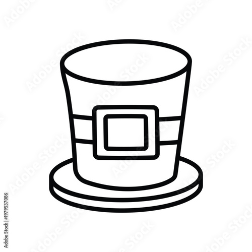Top Hat  doodle icon eps 10 file