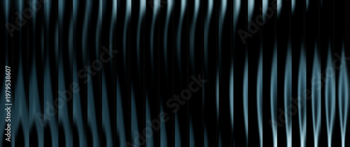 Фотография Dark flowing metallic reflection in blue, grey, slate, and silver with flawless