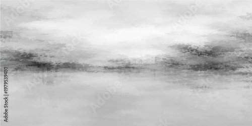 Mystical monochrome abstract of dreamlike water and sky, with a tranquil, ethereal quality.