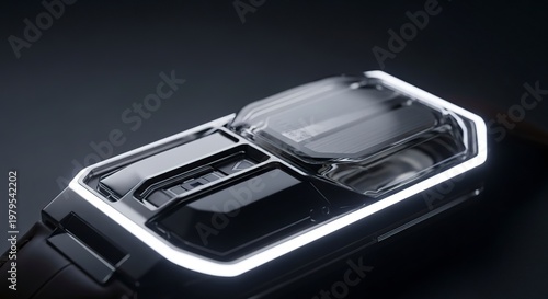 Futuristic Smartwatch Design - Sleek, Modern, and Innovative Technology.