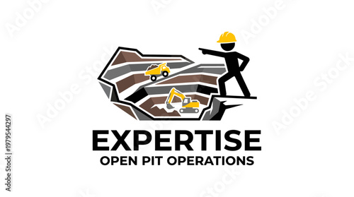 Expertise in Open Pit Operations Mining Logo