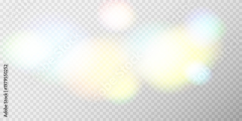 Abstract colorful bokeh lights with blurred circle shapes, glowing vibrant background, defocused light effect, bright festive vector illustration
