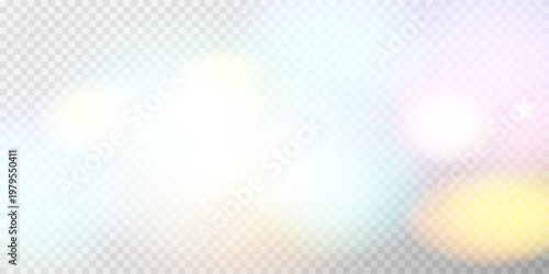 Bright colorful bokeh lights background with soft blurred circle shapes, abstract glowing particles, vibrant defocused light effect illustration
