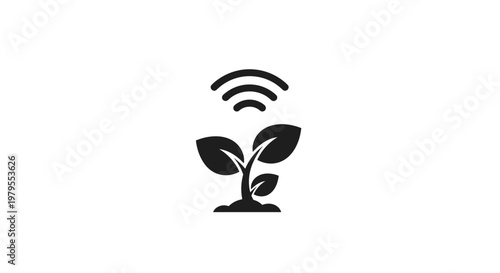 Smart Farming Technology Icon