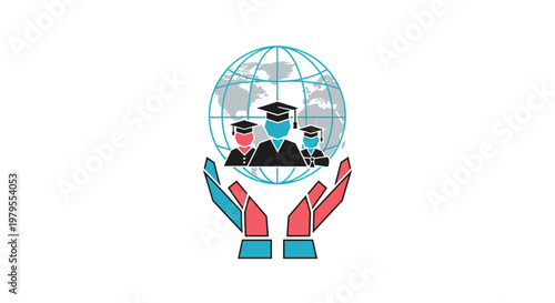 Global Education Support and International Academic Community Concept