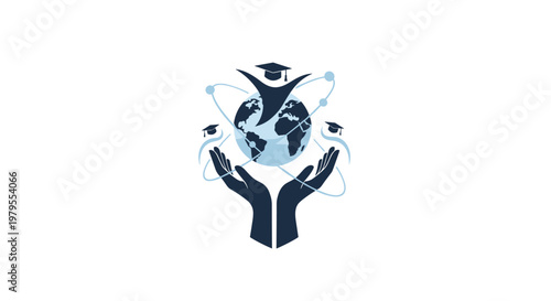 Global Education Network with Supporting Hands