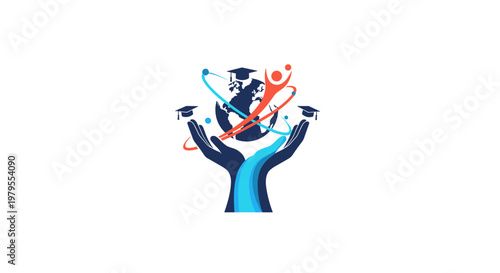 Global Education Support and Achievement Concept