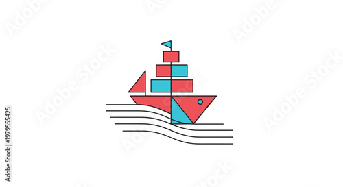 Geometric Ship on Waves