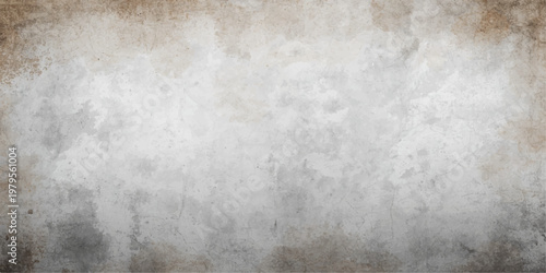 A dark vintage grunge texture shows an aged concrete wall pattern with a rough gray stone surface and dirty antique paper material design
