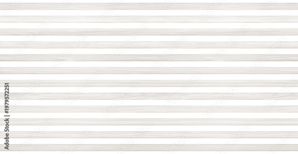 Fototapeta premium SEAMLESS pattern of white wooden wall panel, isolated on transparent background. Decorative accent wall, space divider or fence design.