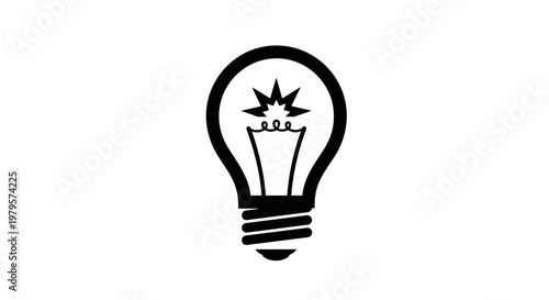 Black light bulb with marijuana leaf.