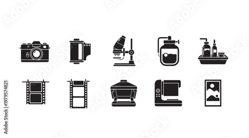 Collection of scientific and creative tools in a clean graphic presentation