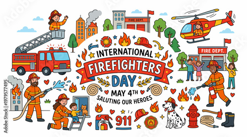 International Firefighters Day May 4th Saluting Our Heroes