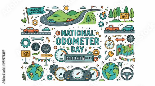 National Odometre Day Celebration - Road Trip Fun