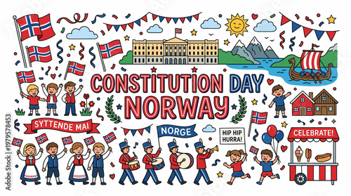 Norway Constitution Day Celebration - Syttende Mai Fun