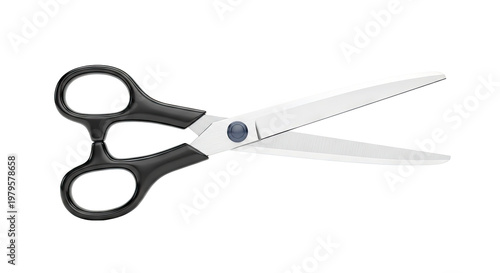 Sharp Scissors with Black Handles