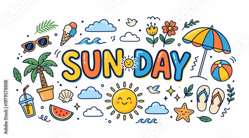 Sunny Sunday Fun: Summer Vacation Vibes