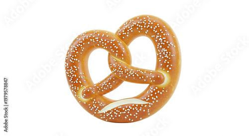 Soft Pretzel with Salt Crystals