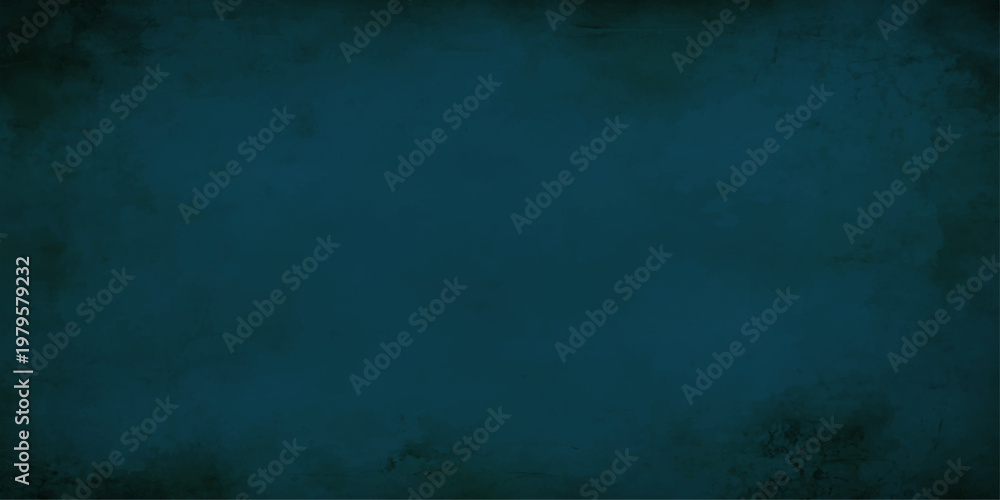 Obraz premium Dark blue grunge background with a smoky texture and vintage paint patterns on a weathered wall design under a stormy night sky