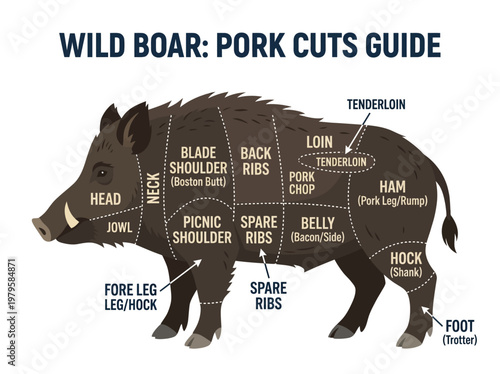 A Comprehensive Guide to Wild Boar Pork Cuts Understanding the Anatomy of a Boar