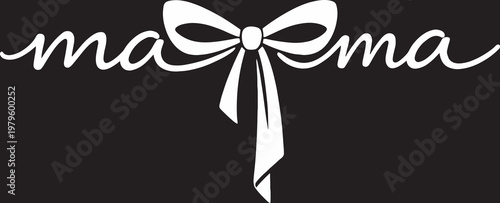 Mama Coquette Bow Design Svg, Mother’s Day Svg