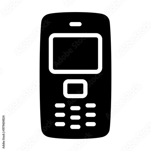 Telephone icon vector. Office telephone Illustration sign. Landline telephone symbol. Call logo.