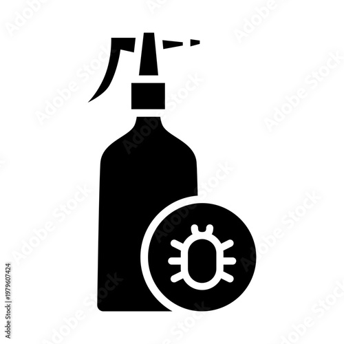 Pest icon vector. Pest control Illustration sign. Insect control symbol. pest control service logo.