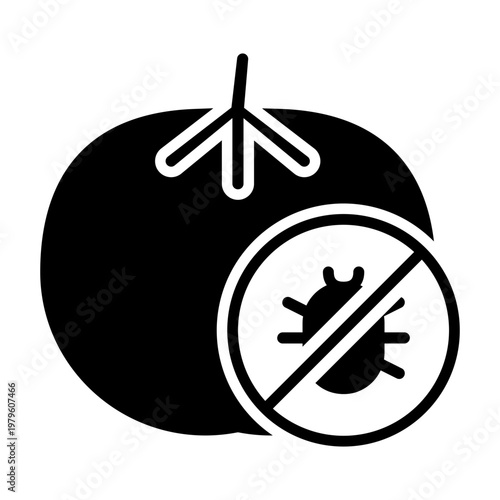 Pest icon vector. Pest control Illustration sign. Insect control symbol. pest control service logo.