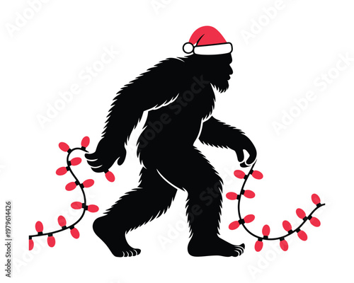 Black silhouette of a dog jumping to catch a red frisbee in mid-air