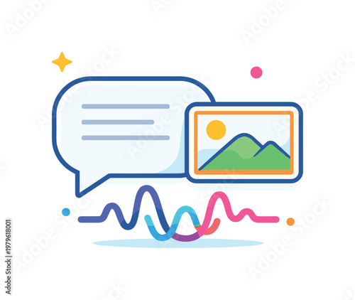 Multimodal AI interaction combining text voice and visual inputs in modern digital assistants focusing on seamless communication across different input types for richer