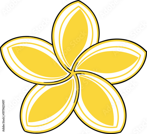 Plumeria Frangipani Flower Botanical Set. Frangipani Blossom Floral Illustration Set. Plumeria Flower Bloom Design Collection. Tropical Frangipani Flower Study Set. Plumeria Blossom Line Art Set.