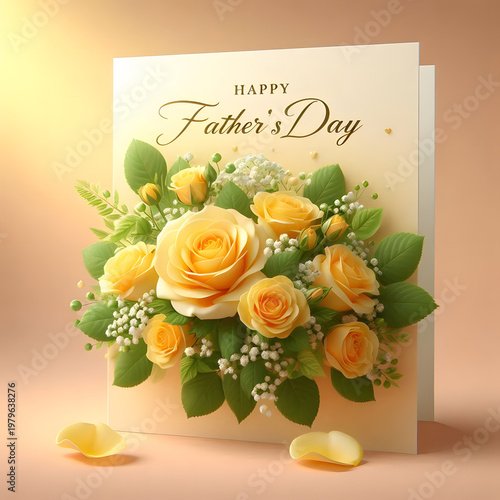Bouquet of beautiful yellow roses with giftboxes