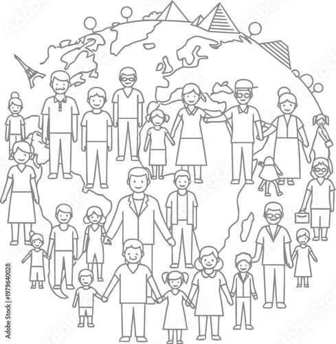 Intricate abstract illustration resembling a tangled web of interconnected symbols and letters