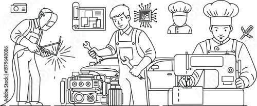 Collaborative brainstorming session with diverse team members and creative visuals on a whiteboard