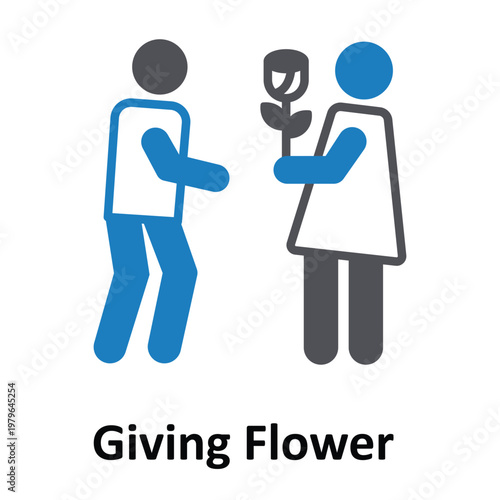 Giving Flower Vector icon which can easily modify or edit