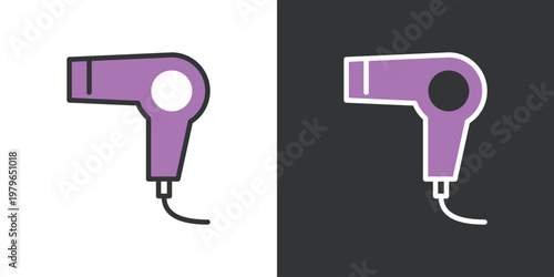 シンプルなドライヤーアイコン